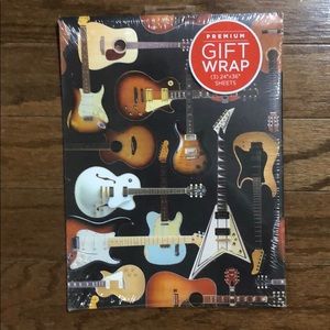 Guitar 🎸 gift wrap paper 🎉
